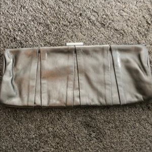 Express Silver Clutch